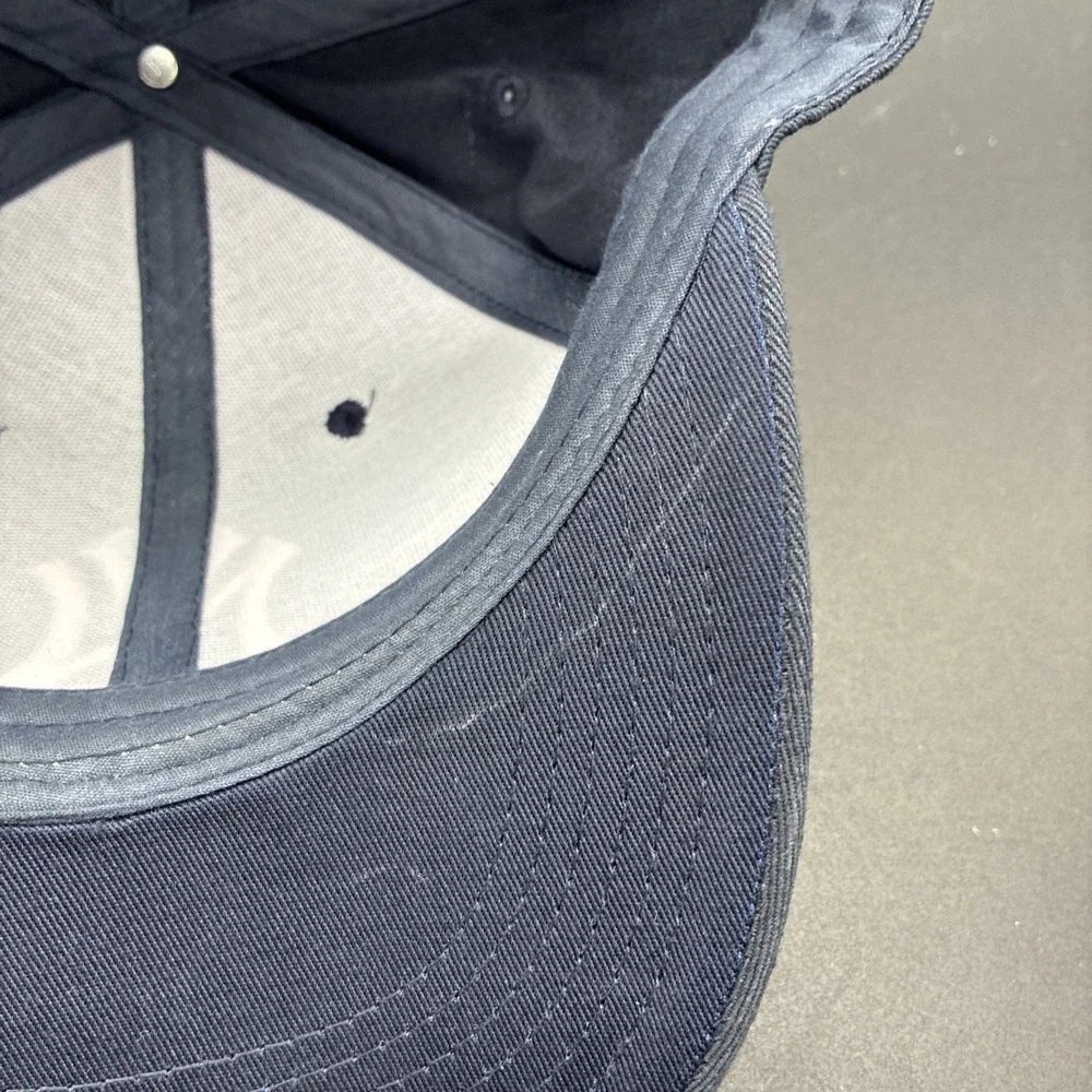 NY Yankees Snapback Hat Melonwear One Size Blue OG MLB Wendy's Back Patch